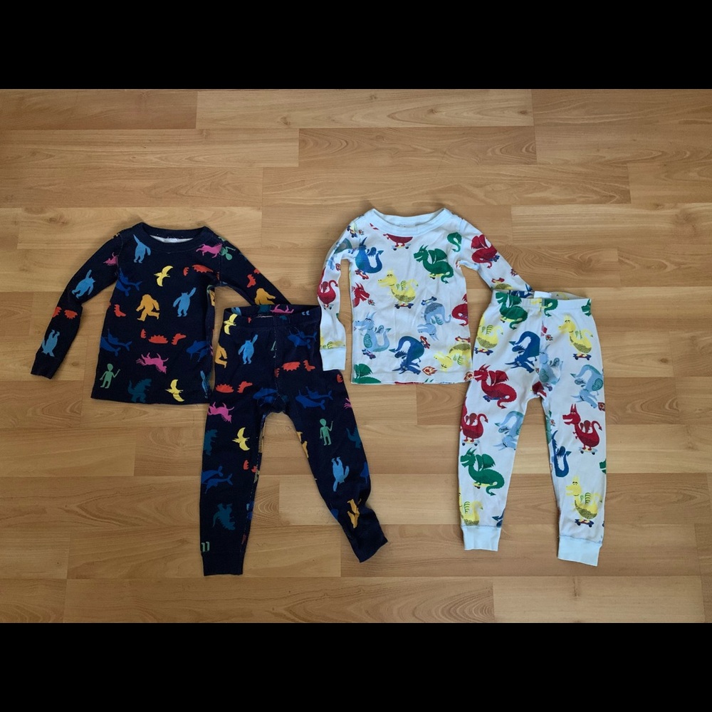 Hanna Andersson Boys/Girls Pajamas Lot Bundle SZ90